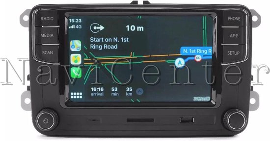 Nieuwe RCD410 PRO CarPlay + Android Auto autoradio voor Volkswagen Caddy Golf Polo 6r Passat Scirocco Tiguan Transporter Touran RNS510 RNS315 RNS315 pasvorm
