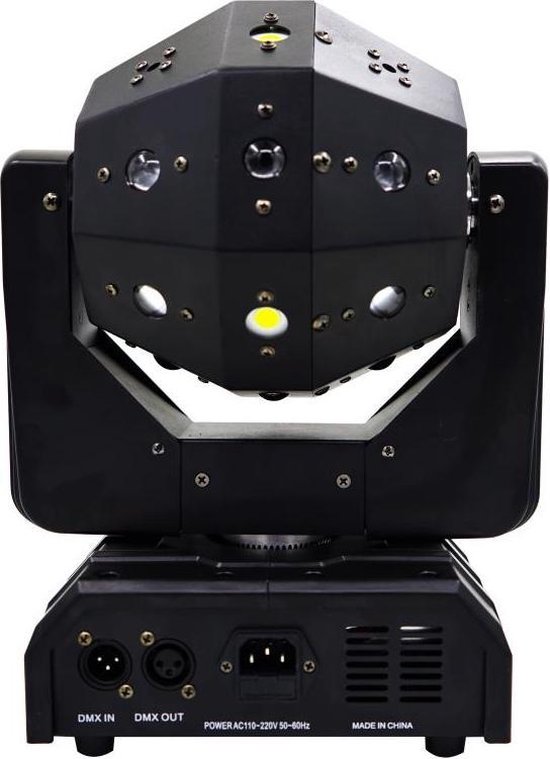 3 in 1 Discobol Moving Head Roterend Met Laser Par + Strobe - Discolichten - Effecten - Feestverlichting - Spot - Verlichting - Disco - Lamp - Licht - Laser -  Lichteffect - Geluidgestuurd  - DJ - Party - Discolampen - RGB