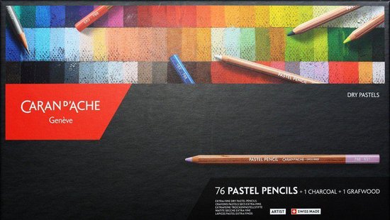 Caran D'ache Pastelpotloden In Kartonnen Doos - 76 Potloden