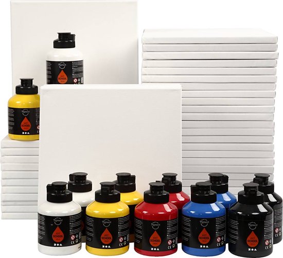 Art School, primair kleuren, 1 set