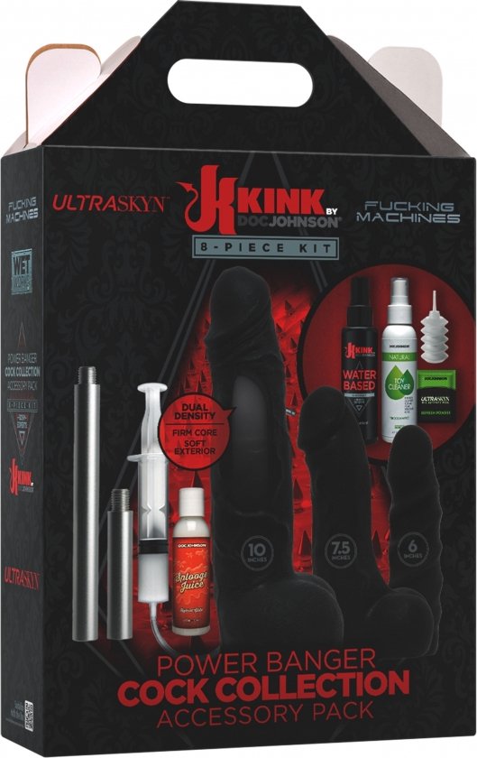 Power Banger Cock Collector - Black - Realistic Dildos