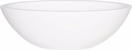 Ben Samantha Opbouwkom Ovaal - 50x35x16cm - Mat Wit