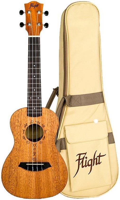 Flight: DUC373 Concert Ukulele - African Mahogany
