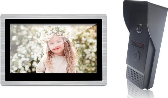 Intercom Deurbel met draad - 10.1'' Touchscreen Kleurenmonitor en 920P AHD Buitencamera Deurintercom