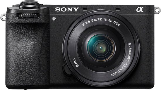 Sony A6700B + E-mount Standaardlens 16 - 50 mm Zwart