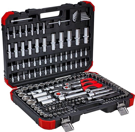 Gedore RED R45603172 172-delige Dopsleutelset 1/4” + 3/8” + 1/2"