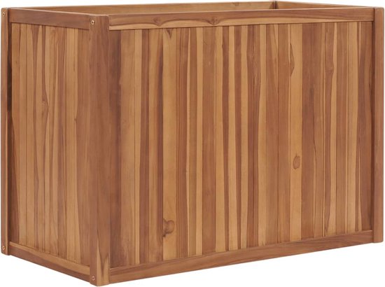 vidaXL-Plantenbak-verhoogd-100x50x70-cm-massief-teakhout