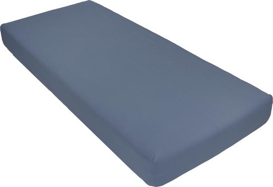 Formesse Bella Donna hoeslaken Jersey blauwgrijs 180/200 x 200/220