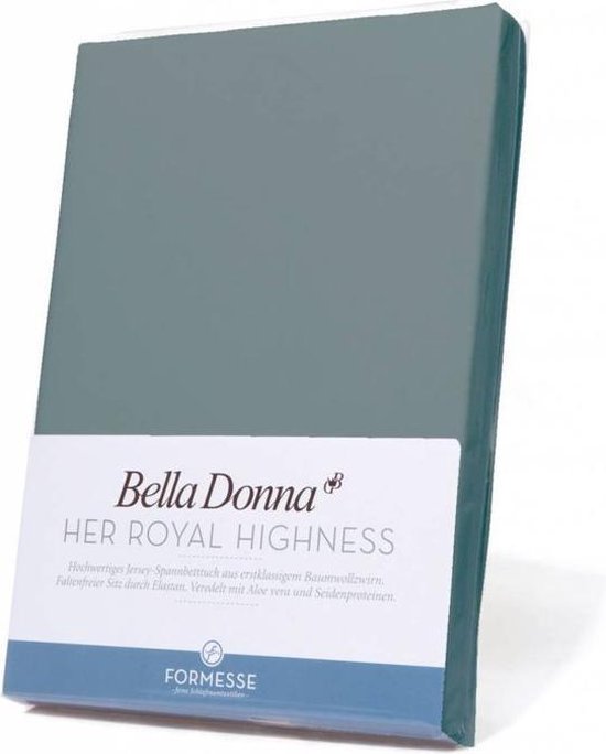 Bella Donna Tweepersoons Alto Hoeslaken Jersey - cement-0219 180/190-200/220