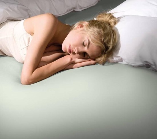 Bella Donna Lits-Jumeaux Hoeslaken Jersey - pastelgroen-0629 180/200-200/220