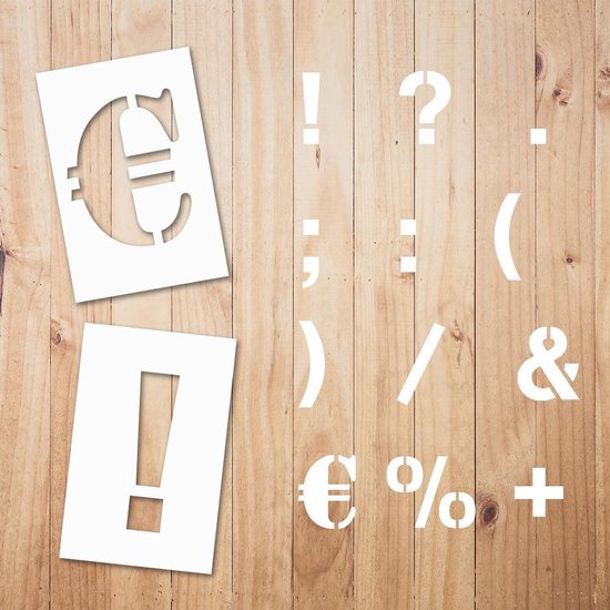 250 Mm Sjabloon Cargo Symbolen - Sjabloon letters - Sjablonen hobby volwassenen - Sjabloon alfabet