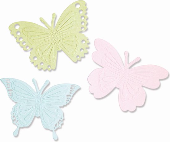 Sizzix Switchlits Embossing Folder Detailed Butterflies