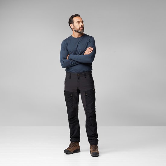 Fjällräven Keb Trousers M - Black - Outdoor Kleding - Broeken - Lange broeken