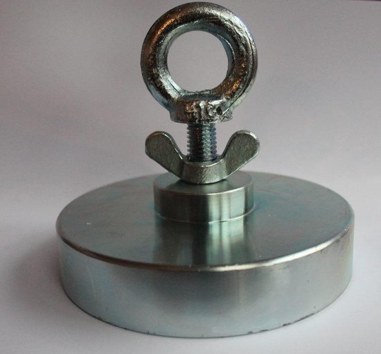 Neodymium Vismagneet 600 kg trekkracht ✓ Gratis touw | ✓ Gratis geleverd