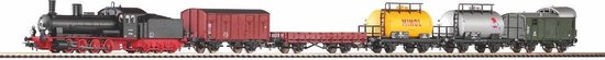 Piko 57123 H0 Startset stoomloc G7 met goederentrein