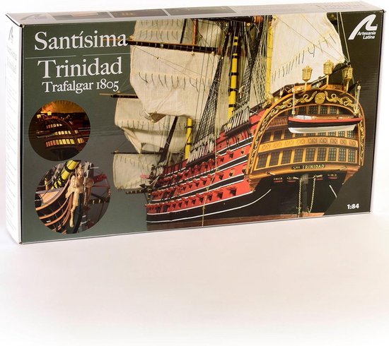 Artesania Latina Santisima Trinidad Trafalgar 1805 - Houten Modelbouw Schaal 1/84