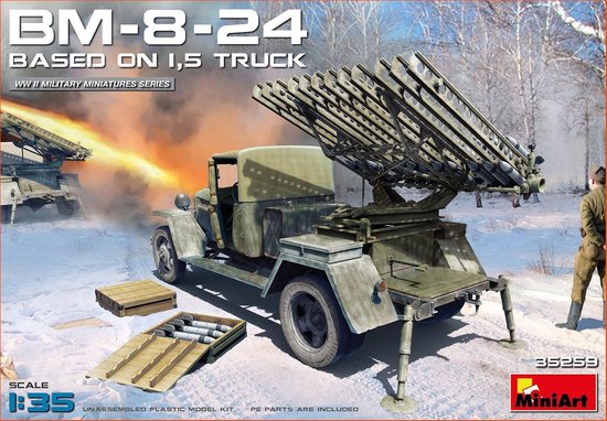 Miniart - Bm-8-24 Based On 1,5t Truck (Min35259) - modelbouwsets, hobbybouwspeelgoed voor kinderen, modelverf en accessoires