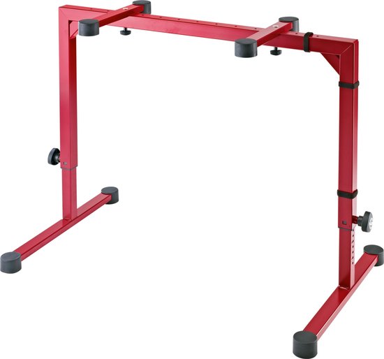 König & Meyer 18810 Omega Table-Style Keyboard Stand (Ruby Red) - Keyboard tafel