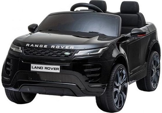 Range Rover Evoque elektrische kinderauto Accu Auto met Bluetooth en afstandsbediening (Zwart)