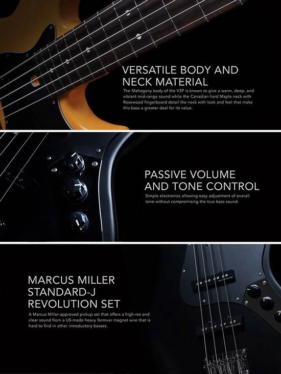 Sire Marcus Miller V3 Passive 4 Sonic Blue - Elektrische basgitaar - Blauw