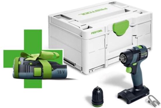 Festool TXS 18-Basic-3,0 Accu Schroefboormachine 18V 3.0Ah in Systainer - 578064