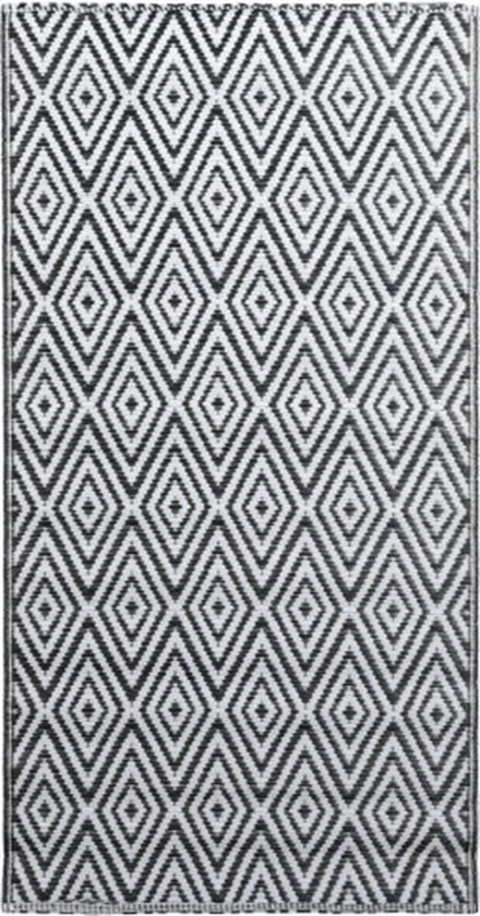 vidaXL-Buitenkleed-190x290-cm-PP-wit-en-zwart