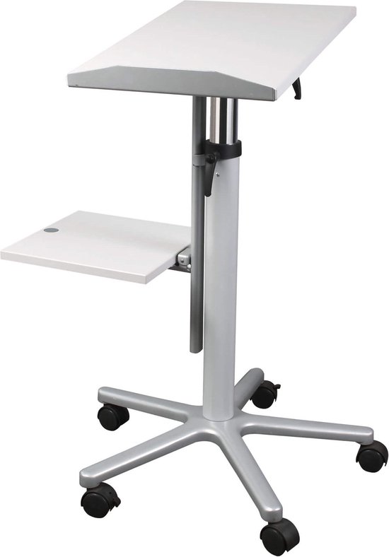 Beamertafel pro, melamine - Grijs