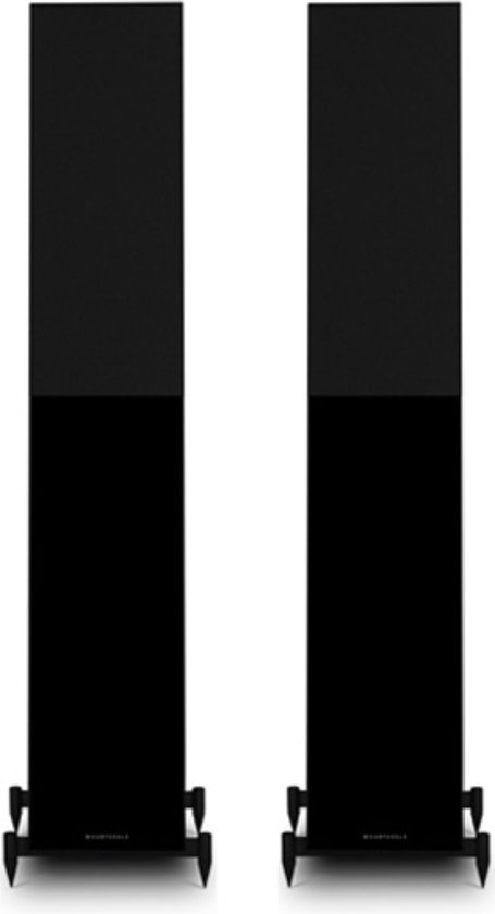 Wharfedale Diamond 12.4 – Vloerstaande luidsprekers – Klartity TM drivers– Krachtige audioprestaties - Zwart (per paar - 2 stuks)