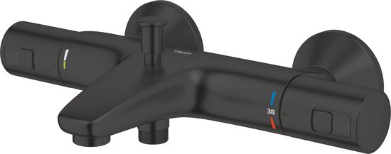 Precision Start Badthermostaatkraan 150 mm M/Kopp Matte Black