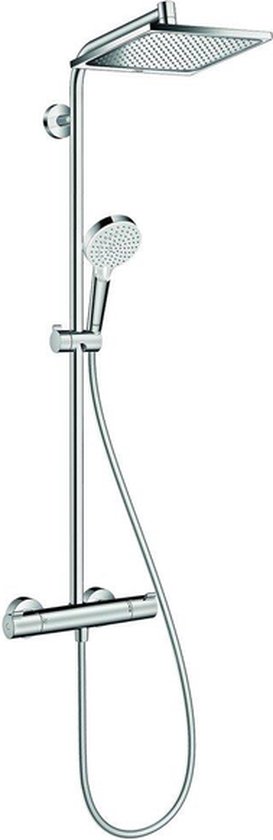 hansgrohe Crometta E Showerpipe 240 1jet met thermostaat chroom