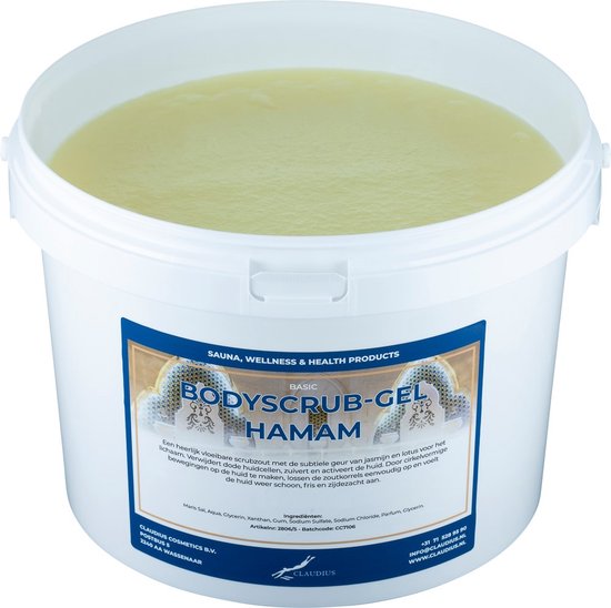 Bodyscrub-Gel Hamam 20 KG - Hydraterende Lichaamsscrub