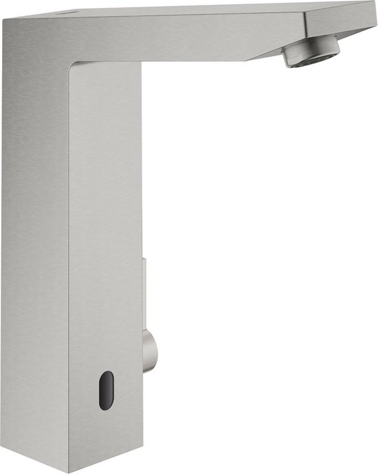 Grohe Eurocube wastafelmengkraan infrarood electronisch Supersteel