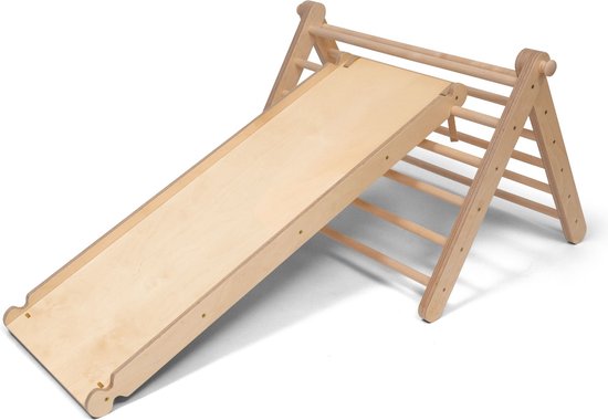 Ette Tete SIPITRI Houten klimrek met glijbaan - 2 segmenten