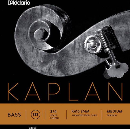 Contrabas snaren - D'addario Kaplan K610-34M - Double Bass Strings 3/4 Medium