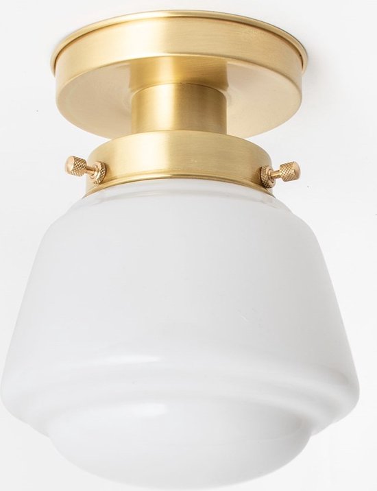 Art Deco Trade - Plafonnière High Button 20's Messing