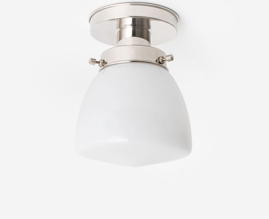 Art Deco Trade - Plafonnière Schoolbol Small 20's Nikkel