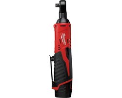 Milwaukee M12 IR-201B (3/8") 12V Li-Ion accu ratelsleutel set (1x 2.0Ah accu) in tas