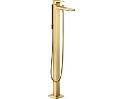 Hansgrohe Metropol afbouwdeel v. vrijstaande badkraan vloermontage met omstel met voorsprong vaste uitloop 23.5cm polished gold