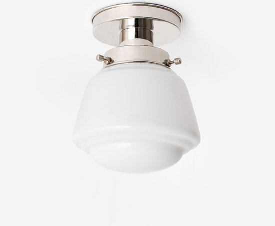 Art Deco Trade - Plafonnière High Button 20's Nikkel