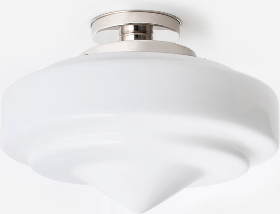 Art Deco Trade - Plafonnière Pointy Stairs 20`s Nikkel