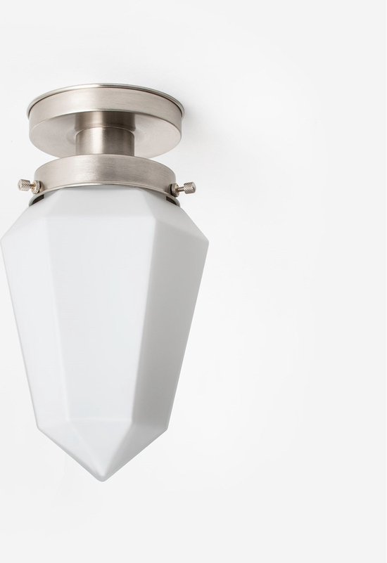 Art Deco Trade - Plafonnière Briljant 20's Matnikkel