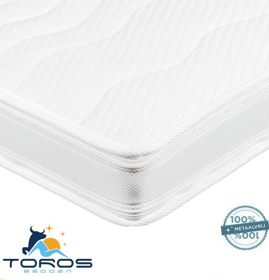 Topdek Matras Topper Bamboo Tencel HR45 - 3D -Topper - 11cm dik - 140x200 Topdekmatras