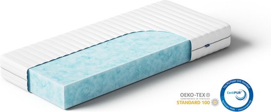 Akkon® Koudschuim HR50 Matras 100x220 - 20 cm dik | Hybrid foam - Kwaliteitsmatras