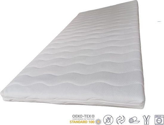 Topdekmatras - Topper - Comfortschuim SG40 - Op Maat - 100x180 - 8 cm