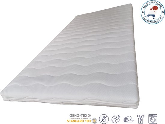 Topdekmatras - Topper - Comfortschuim SG40 - Op Maat - 85x195 - 8 cm