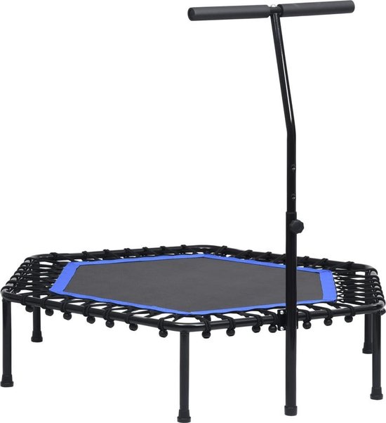 vidaXL Fitnesstrampoline met handgreep 122 cm