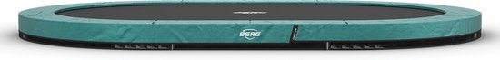 BERG SPORTS Champion InGround Trampoline - Ovaal - 520 cm - Groen