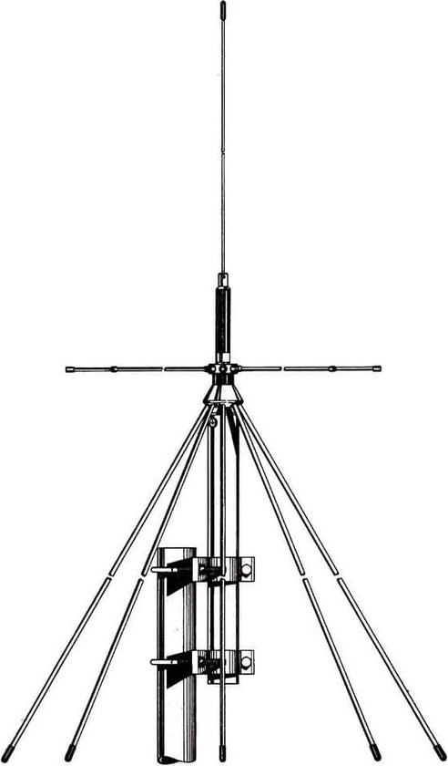 Albrecht.Audio Super discone breedband antenne