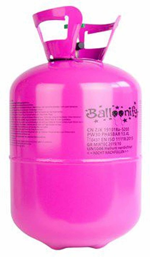 Helium tank/cilinder voor ca. 50 ballonnen of 22 folieballonnen