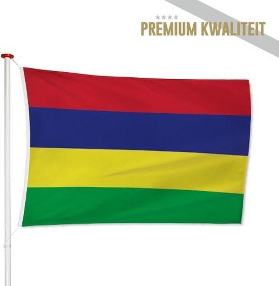 Mauritiaanse Vlag Mauritius 200x300cm - Kwaliteitsvlag - Geschikt voor buiten